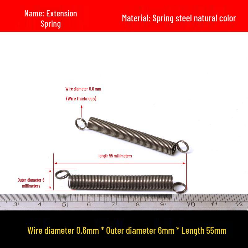 Stainless Steel Spring Hook for Microwave Oven Handle, Wire Diameter 0.6/0.7