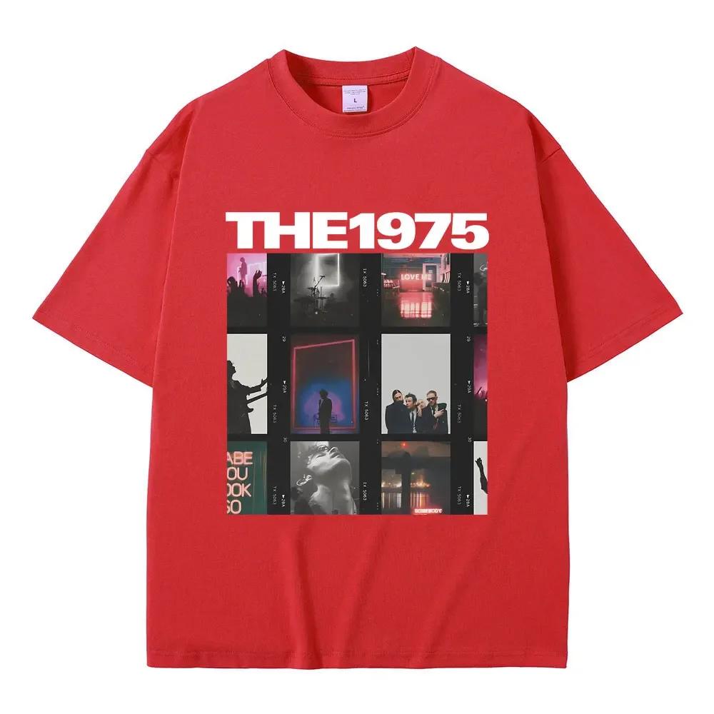 

British Indie Alternative Rock Band The 1975 Graphic T-shirt Male Vintage Gothic T Shirts Men Women Tshirt Tops 3XL