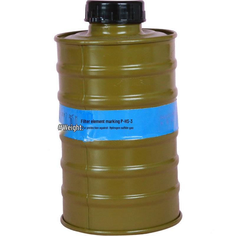 MF14 Banggu Full-Face Gas Mask with Long-Tube and Filter Canister for Ammonia, Hydrogen Sulfide, and Carbon Monoxide Protection