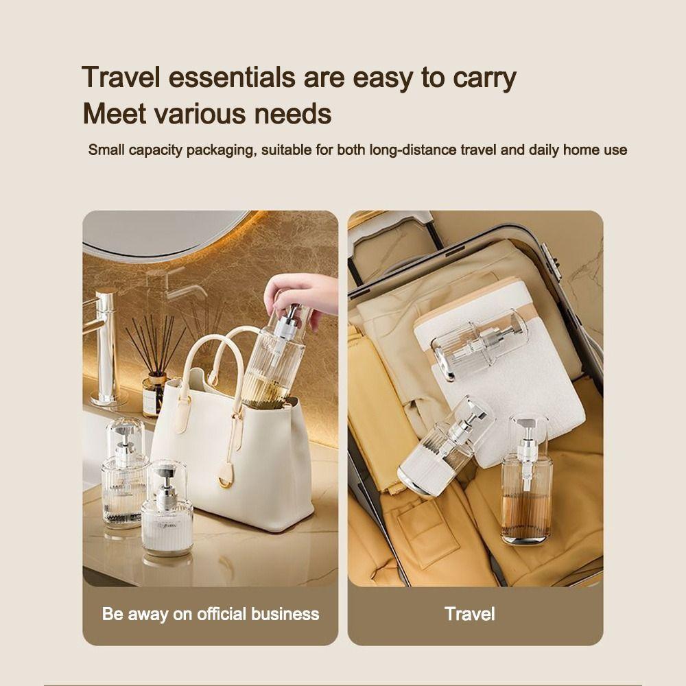 60/90/120ml Dispenser Bottle Refillable Soap Dispenser  for Lotion Shampoo Shower Gel