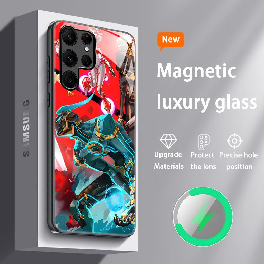 Anime TO BE HERO X Popular Phone Case For Samsung S25 S24 S23 S22 S21 S20 Plus Ultra Note20 Glass Magnetic Case