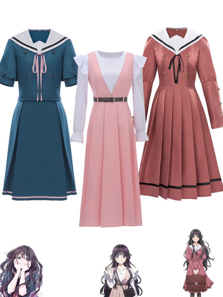 Rinran Flower Scented Cosplay School Uniform - Anime Daily Wear