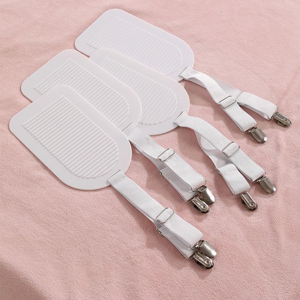 2/4Pcs Non-Slip Fastener Bed Sheet Holder Clips Adjustable Elastic Gripper Holder Living Room