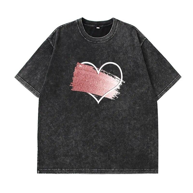 

Hirsionsan винтажные футболки с кислотной стиркой, уличная футболка в стиле ретро в стиле панк с принтом, женские повседневные хлопковые футболки с короткими рукавами, топ Y2k XXXL