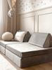 Large Velvet Gold Sofa Cushion