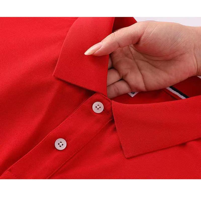 Camel Vår och sommar högkvalitativ tvättad bomull Ny broderad pikétröja för par pikétröja