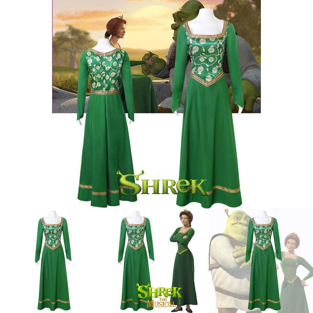 Shrek Princess Fiona Costume For Halloween Cosplay
