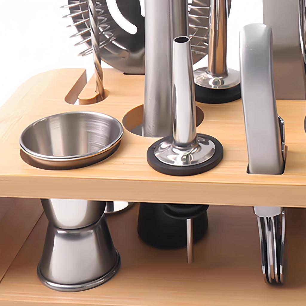 Stainless Steel Cocktail Shaker Set with Bar Tools
