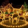 Glowing Reindeer Ornament Set for Christmas Display - Free Shipping