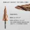 Gracat HSS 4-20 Zig Zag Cut Step Drill Impact Hex Shank HSS AlTiN Easy BOOST with Tip (9step2mm)