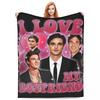 Jacob Elordi Amo il Mio Ragazzo Coperta Super Calda Attore Coperta da Viaggio Flanella Primaverile Copriletto Copri Divano Letto
