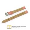 CASSIS Calf Crocodile Embossed Watch Strap DONNA Croco Calf 10mm Pastel Pink with Replacement Tool D0000312287010M