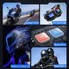 Motorcycle Intercom with OLED and Radio for 1000m Talk 50 Hours of Continuous Bluetooth Noise Sound IP67 Helmet Music FM Dual High Technical Standards
