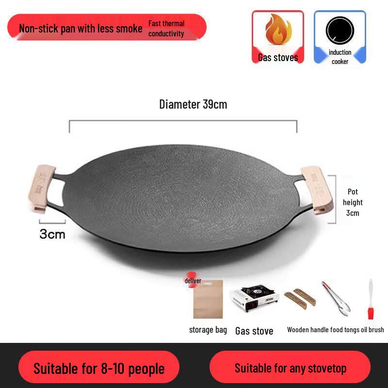 Qiwei Outdoor Maifan Stone Grill Pan