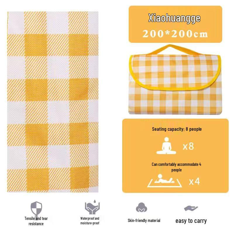 Waterproof Thickened Outdoor Picnic Mat: Moisture-Proof, Portable & Perfect for Camping and Spring Outings