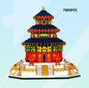 World Famous Historical Architecture Micro Diamond Block China Beijing Temple Of Heaven Mini Building Brick Nanobricks Toy Gift