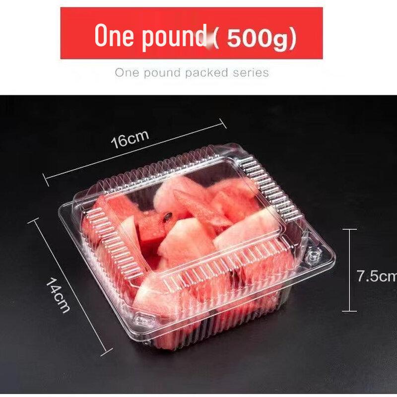 Disposable Thickened Rectangular Plastic Food Containers