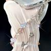Hand-beaded Phone Hand Rope Butterfly Crystal Bag Pendant New Car Keychain  Ornament