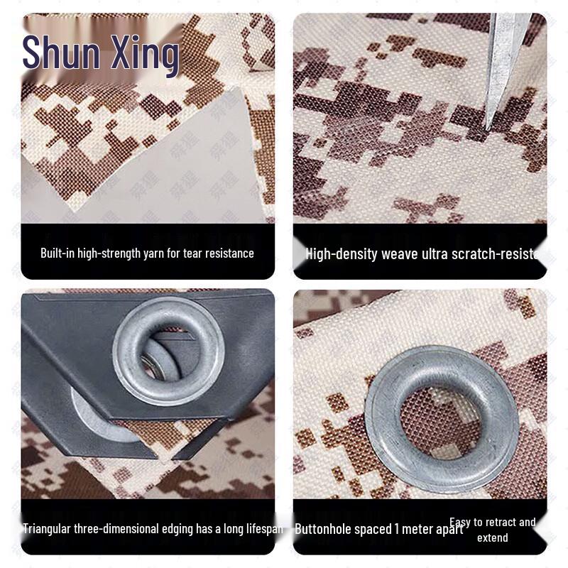 Shunxing Desert Camouflage Outdoor Waterproof Tarp