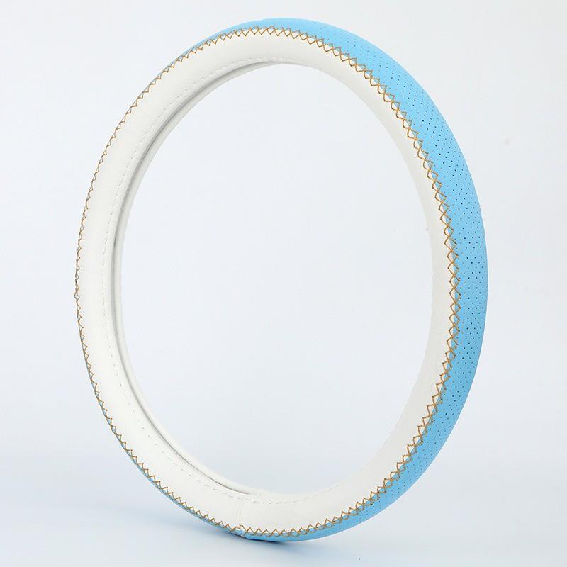 Universal Car Steering Wheel Cover Breathable Perforated All-Season Non-Slip Grip
