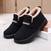 Women's Snow Boots Moccasins Soft Loafers Women's Winter Casual Warm Short Comfort Shoes