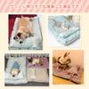Bidason Bed Pet Cushion Cat Pillow Checkered Cotton Linen Small and Medium For Cats and All Seasons Set, Pattern, Square, Cute, Style, Breathable,
