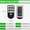 Liangtu 500W Outdoor Solar Motion Sensor Street Light