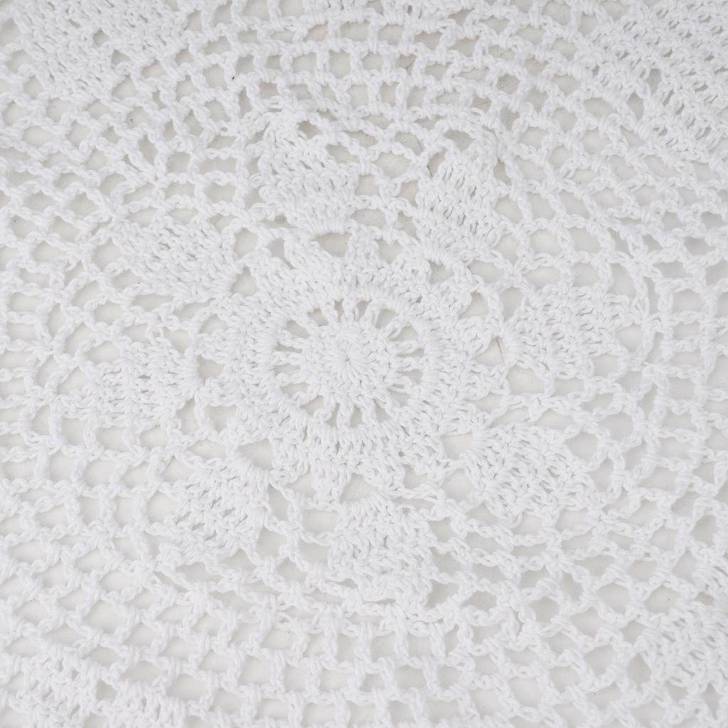 Brand New Doily Table Cloth Mat 40cm/15.74inch Flower Print