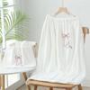 Female Bath Towel Can Be Worn and Wrapped Home Cotton Absorbent Bathrobe Style Adult Bath Skirt Three Piece Set New Towel