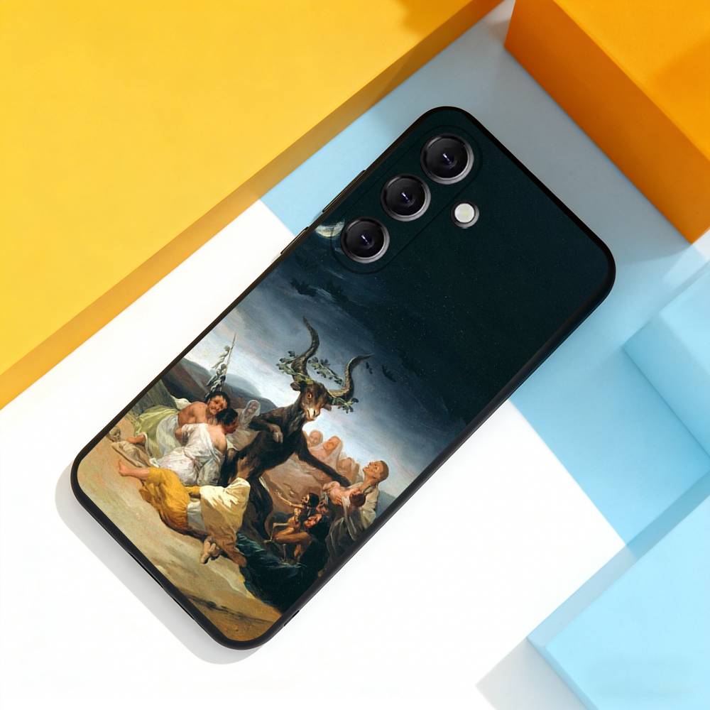 Spain F-Francisco Goya Art Phone Case For Samsung Galaxy A 73,72,51,53,52,71,22,5G,Note,J7,8,9 Soft Black Cover