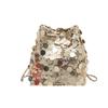 Fashion Sequined Bag Women's 2025 Spring and Summer New Trendy Women's Foreign Style Chain Bucket Bag Dinner Ball Women's Bag
