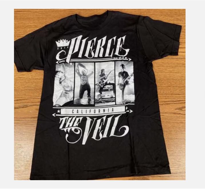 Pierce The Veil Pánské černé tričko Unisex