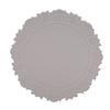 Anti-Slip Table Placemats Round Shape Faux Leather Placemats Embossed Placemats  Dining Table