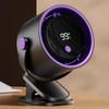 Desk Fan Digital Display 100 Speeds Strong Airflow Low Noise 360-Degree Rotation Portable Clip-On Fan Air Cooler
