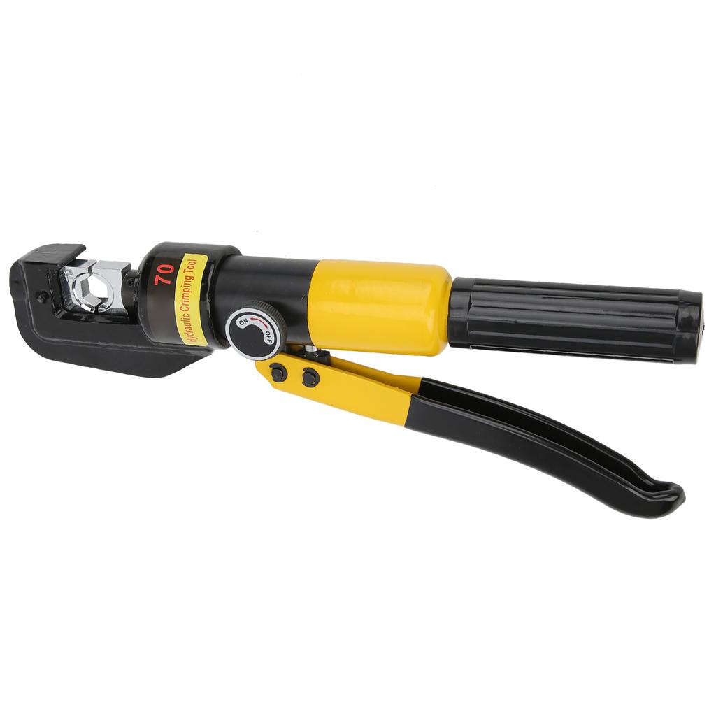 Hydraulic Pliers 6 Tons Integral Portable Pressure Crimping Tool with 16pcs Molds YQK70