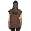 Women's Urban Classics Organic Extended Shoulder T-shirt - Brown - L