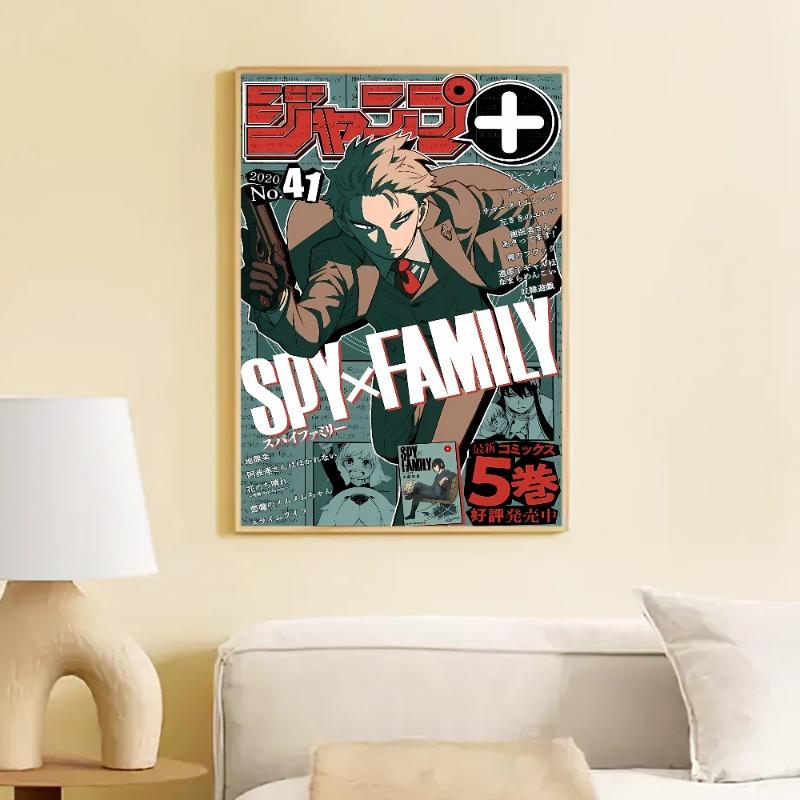 Anime Spy X Family Anya Selbstklebendes Kunstposter Weißpapierdrucke Poster Kunstwerk Heimdeko