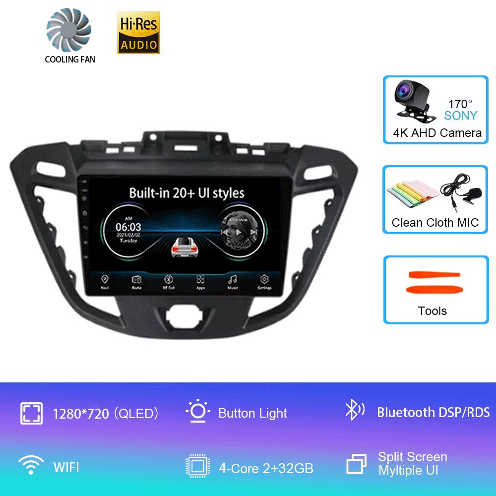 

Android 14 для Ford Tourneo Custom 1 I Transit 2012 - 2021 Автомобильный радиоприемник Мультимедиа Видеоплеер Навигация стерео GPS Нет 2din 2 din CHINA