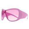 Quality large frame mask sunglasses outdoor YK European and American trend fashion sunglasses sports sunglasses