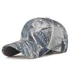Gewaschene Baumwolle Graffiti Print Baseballkappe Verstellbar Sonnenhut Sonnenschutz Hip Hop Streetwear Hüte Für Mann Frau Unisex