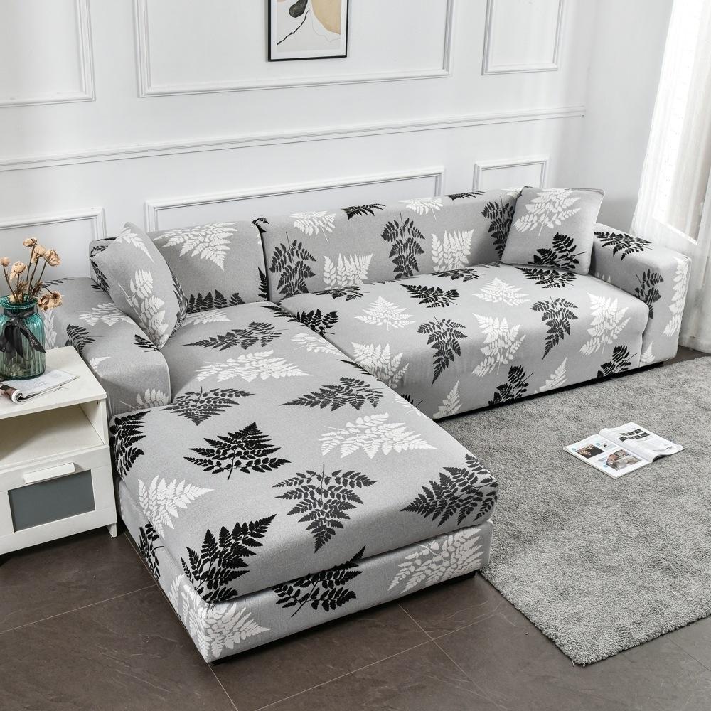 Four Seasons Printed Sofa Cover All Inclusive Elastic Sofa Dust Cover Single Double Three Or Four Anti Slip Tight Bag Seat Cushion