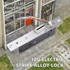 12V Electric Strike Lock with Aluminum Alloy Embedded High-tech Product Category Electric Solenoid Locks
