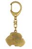 Boxer, German Boxer III - Gilded Key Ring with Dog, Handbag Decoration, Luxury Accessory by Art-Dog Brand