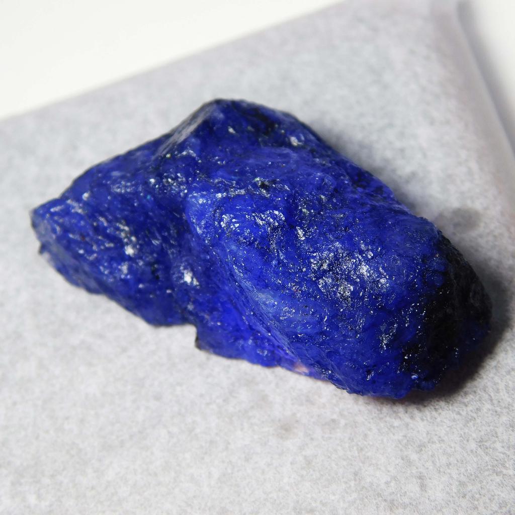 Natural Sapphire Blue Rough 85.60 Ct   Loose Gemstone Uncut Rough
