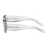 Prada Logo Engraved Design Acetate Square Sunglasses Men's Gray
