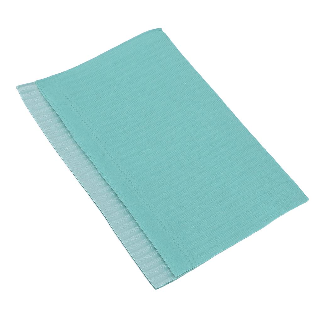 125 Pcs/Package Disposable Tattoo Cleaning Wipes Waterproof Medical Nail Polish Tablecloth Dental Piercing Bibs Waterproof SheetsDark Green