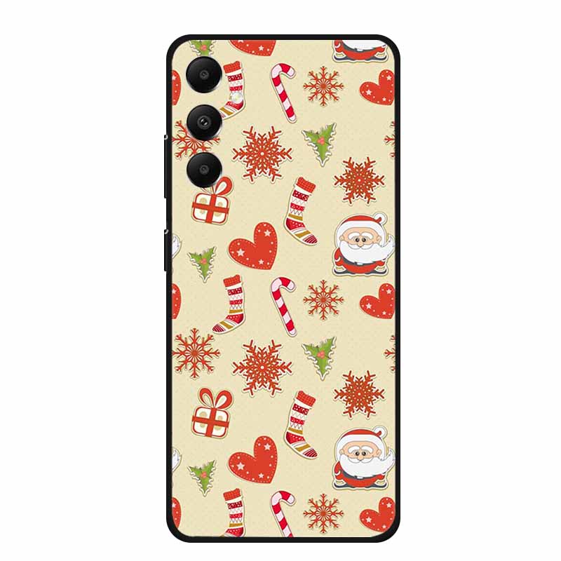 Christmas Phone Case For Samsung Galaxy A35 A 35 05 05s 15 25 55 Soft Silicone TPU Cover for Samsung A05s A05 A15 A25 A55 Case