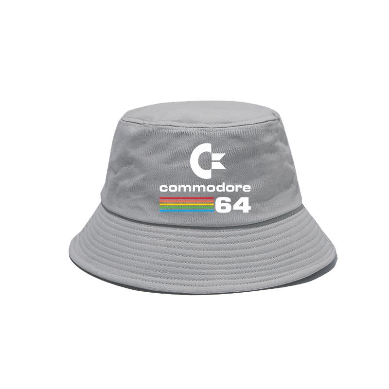 Commodore 64 Bucket Hats Women Unisex Cool Outdoor Commodore Panama Caps Summer Bob Hat