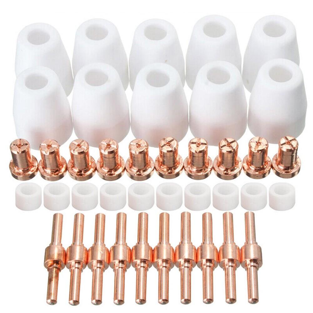 Extended Use Plasma Cutting Tips Pack of 10 Electrodes and More Total 30pc