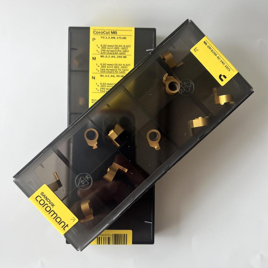 SANDVIK / MB-09FB200-02-14R 1025 / Original Swedish hard alloy blade 10 Pcs